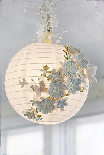 Supla 20 Pack Chinese White Paper Lantern Hanging Paper Lanterns White Round Paper Lanterns 4” 6” 8” 10” 12” White Hanging Lanterns Wedding Party Decorations - Image 6